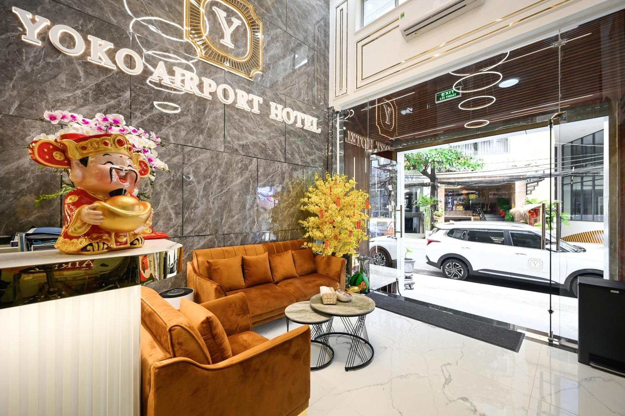Yoko Airport Saigon Hotel โฮจิมินห์ซิตี้ ภายนอก รูปภาพ
