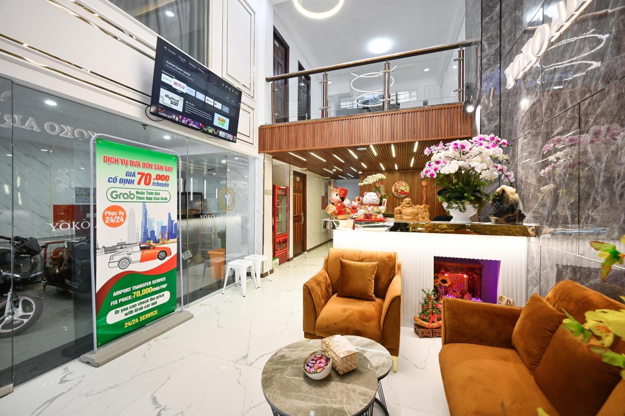 Yoko Airport Saigon Hotel โฮจิมินห์ซิตี้ ภายนอก รูปภาพ