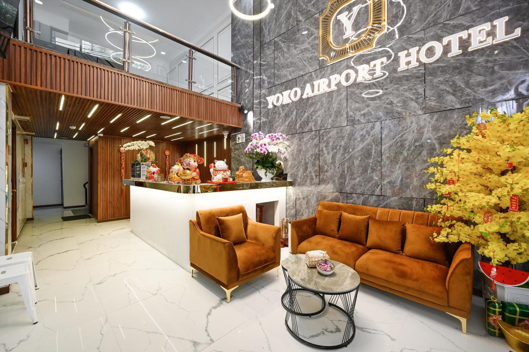 Yoko Airport Saigon Hotel โฮจิมินห์ซิตี้ ภายนอก รูปภาพ