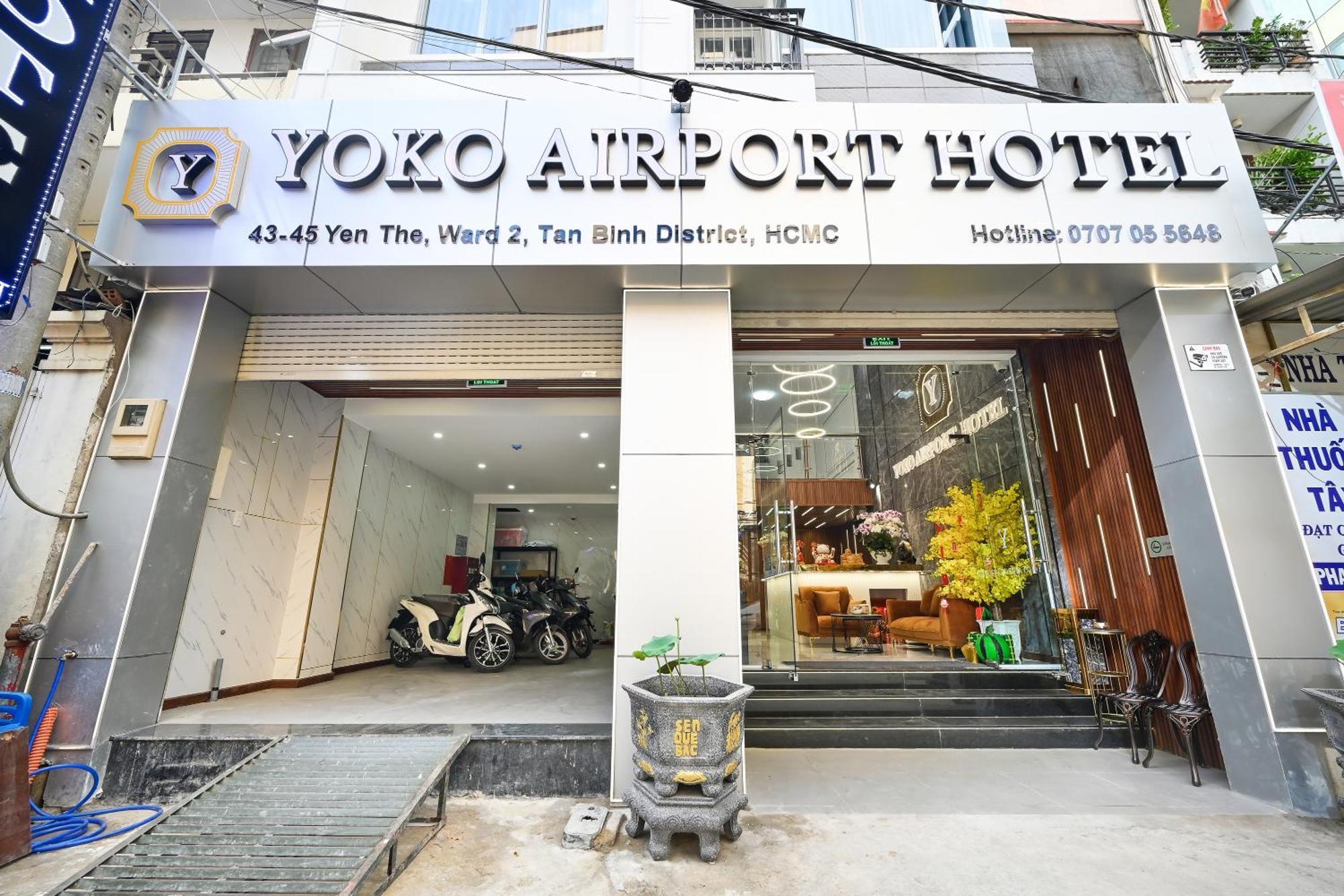 Yoko Airport Saigon Hotel โฮจิมินห์ซิตี้ ภายนอก รูปภาพ